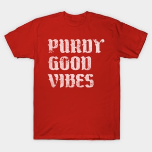 Retro Purdy Good Vibes T-Shirt